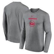 Georgia Nike Courtside Dri-Fit Practice Long Sleeve Tee